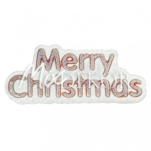 Форма пластиковая "Надпись" Merry Christmas 109х45х25 мм