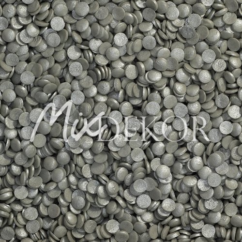 Посыпка MIXIE Конфетти блестящее Серое 600 г
