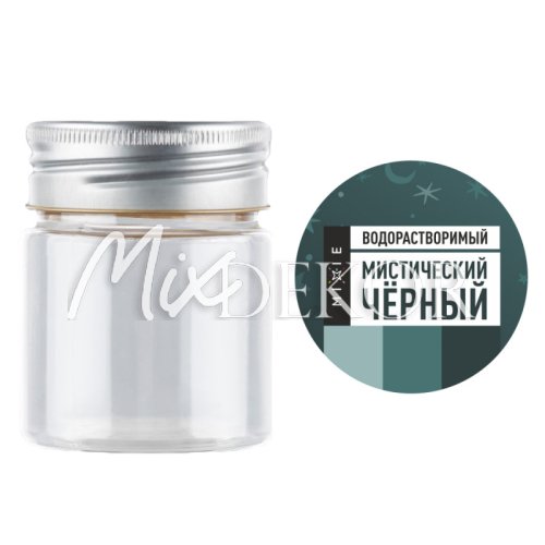 Баночка для хранения водорастворимого красителя MIXIE "Мистический чёрный" 40 мл