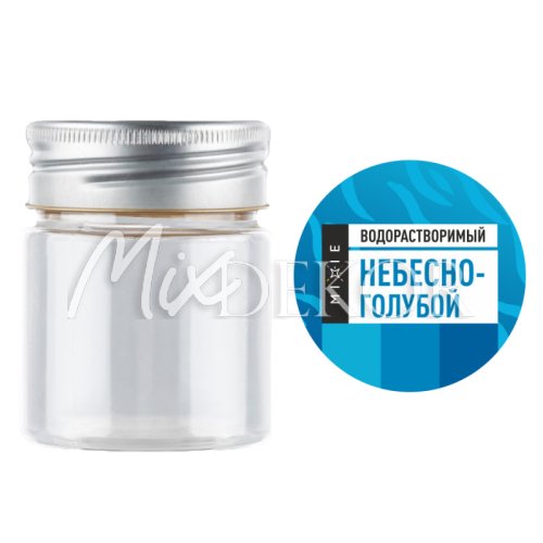 Баночка для хранения водорастворимого красителя MIXIE "Небесно-голубой" 40 мл