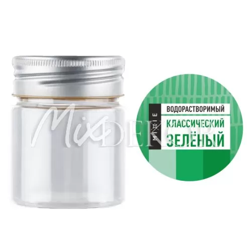 Баночка для хранения водорастворимого красителя MIXIE "Классический зелёный" 40 мл